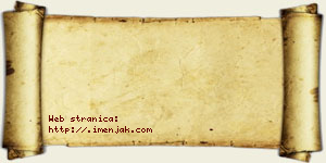 Isidora Brošković vizit kartica